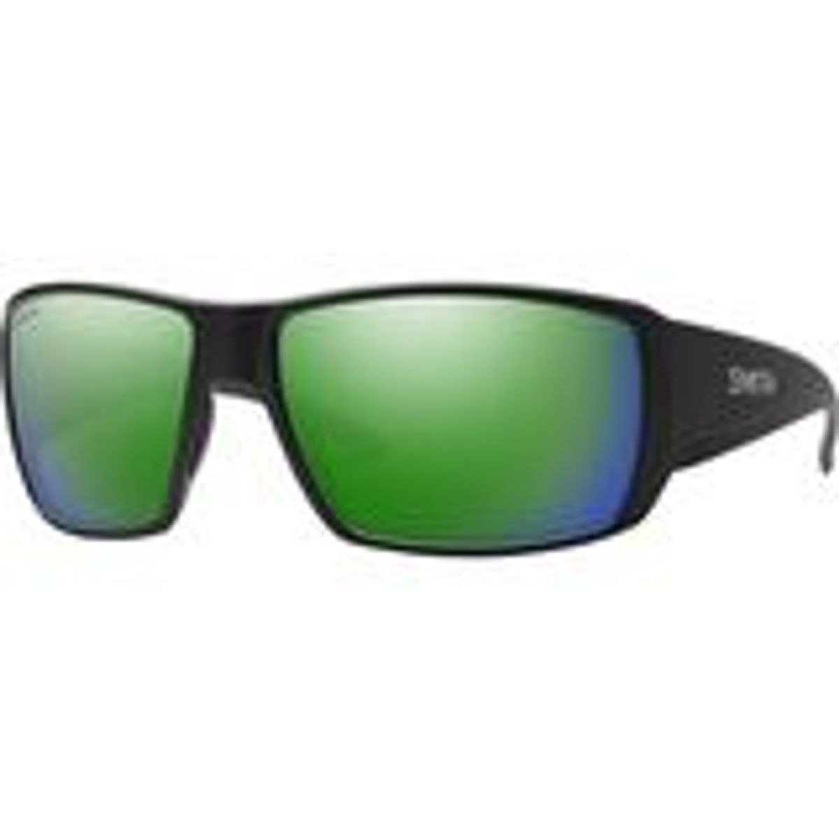 Matte Black/ChromaPop Glass Polarized Green Mirror